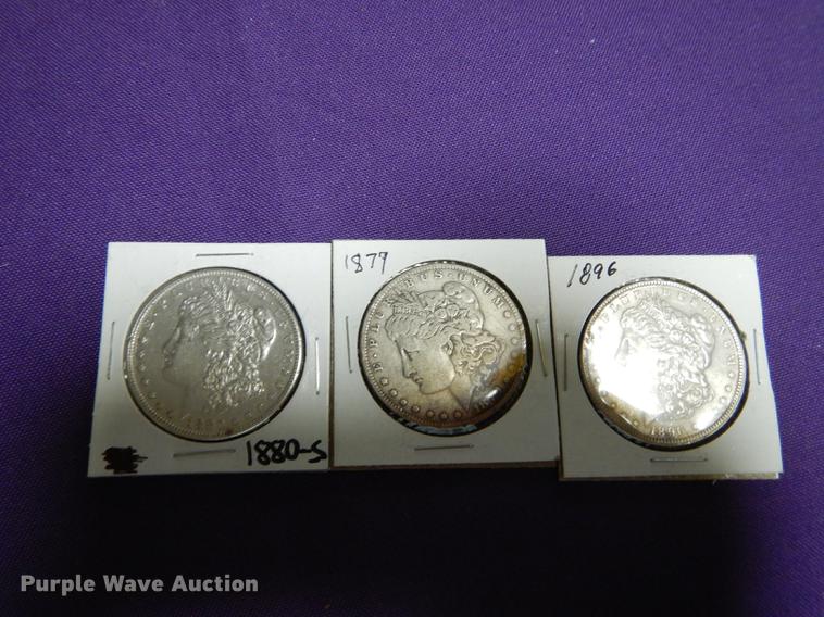 image for item EK9355 (3) Morgan dollars