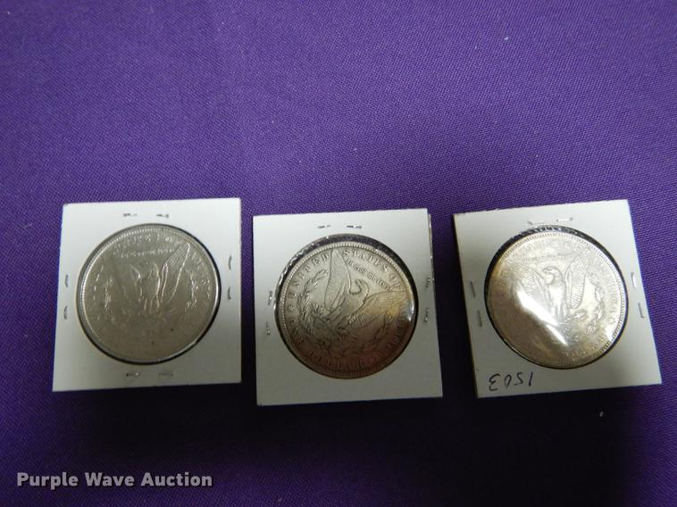 image for item EK9355 (3) Morgan dollars