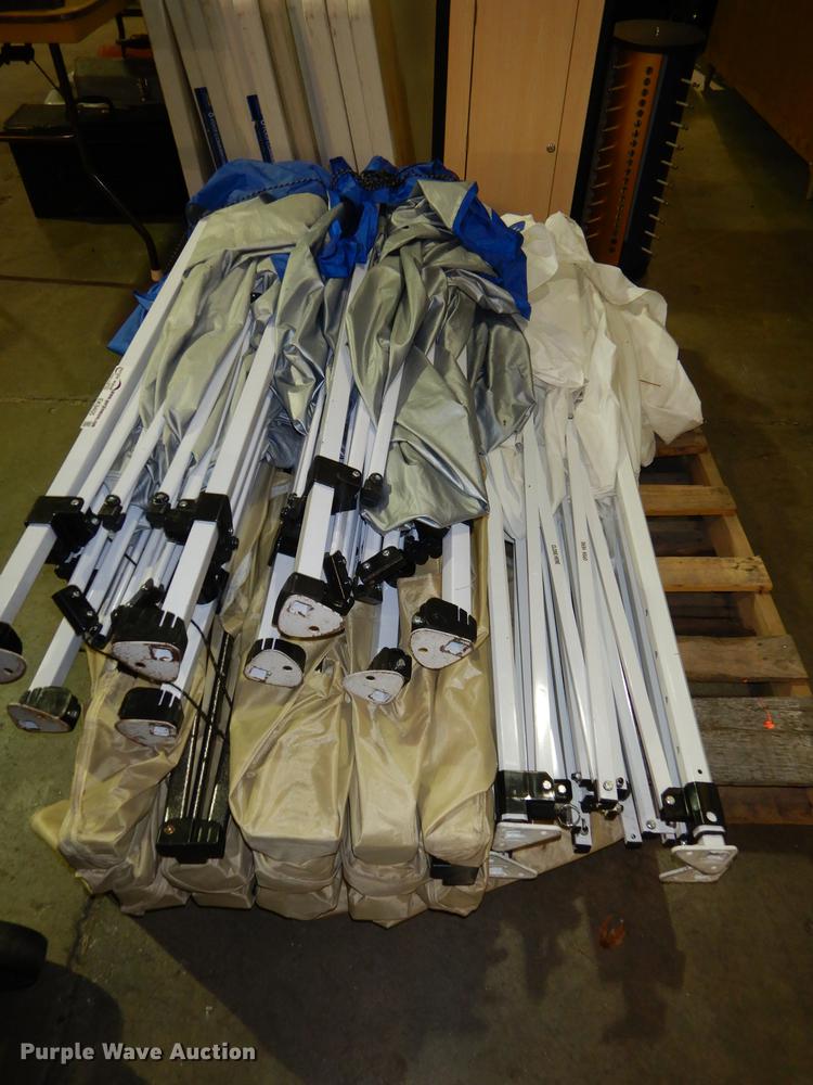 image for item EK9405 (4) pop-up canopy tents