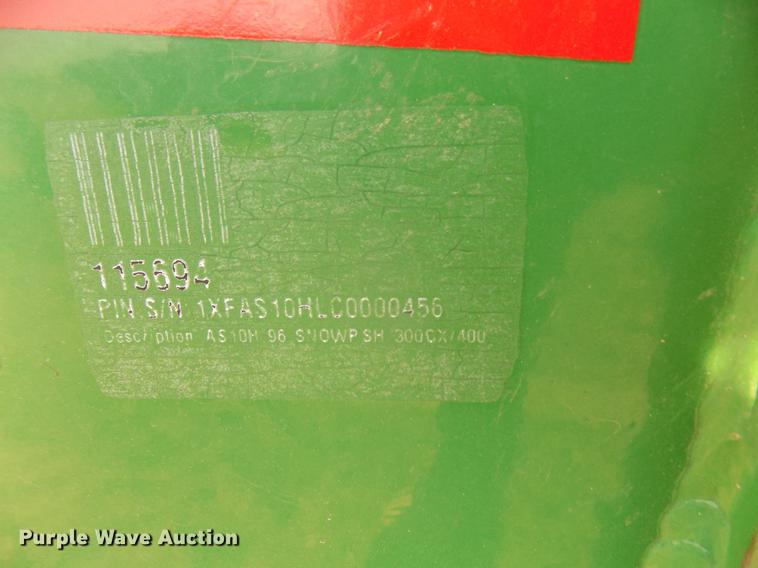 image for item DB8705 Frontier AS10M96 snow plow