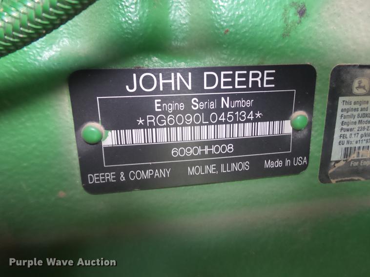 image for item DD1143 2008 John Deere 9770 combine