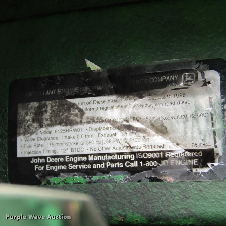 image for item DD2679 1998 John Deere 9300 4WD tractor