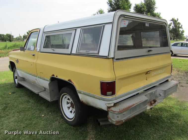 image for item DD5762 1983 Chevrolet Scottsdale 10 pickup truck