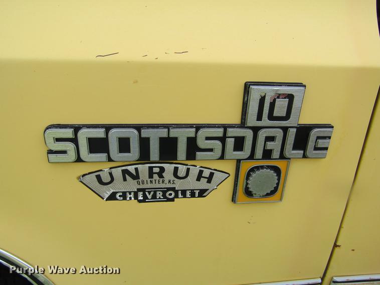 image for item DD5762 1983 Chevrolet Scottsdale 10 pickup truck