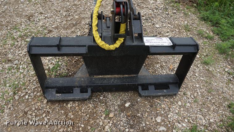 image for item DD7703 Stump bucket with grapple skid steer attachment