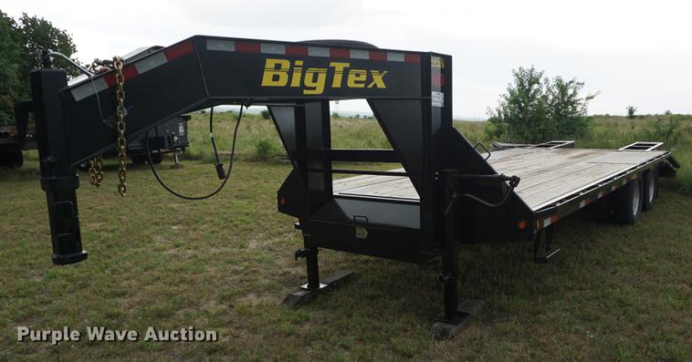 image for item DD7719 2015 Big Tex 22GNHD equipment trailer