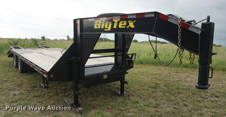 image for item DD7719 2015 Big Tex 22GNHD equipment trailer