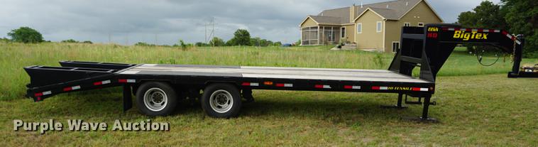 image for item DD7719 2015 Big Tex 22GNHD equipment trailer