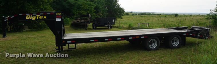image for item DD7719 2015 Big Tex 22GNHD equipment trailer