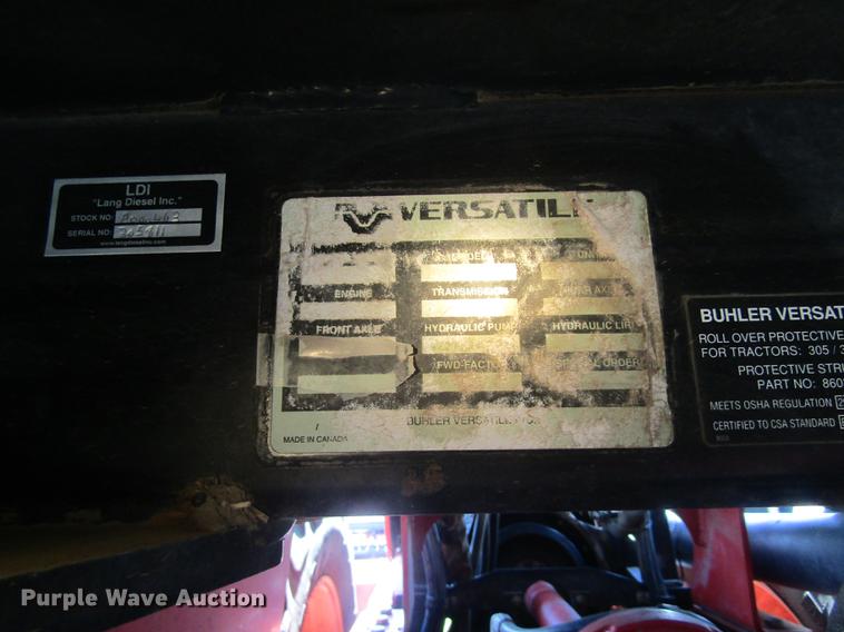 image for item DD8828 2011 Versatile 375 4WD tractor