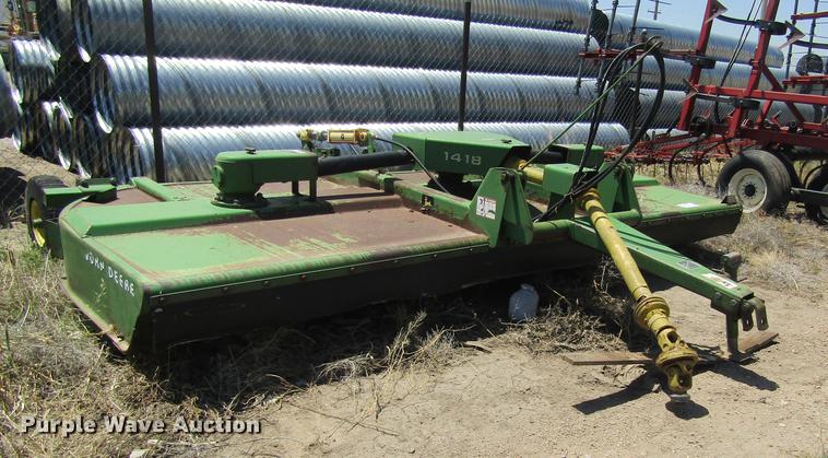 image for item DD8844 John Deere 1418 rotary mower