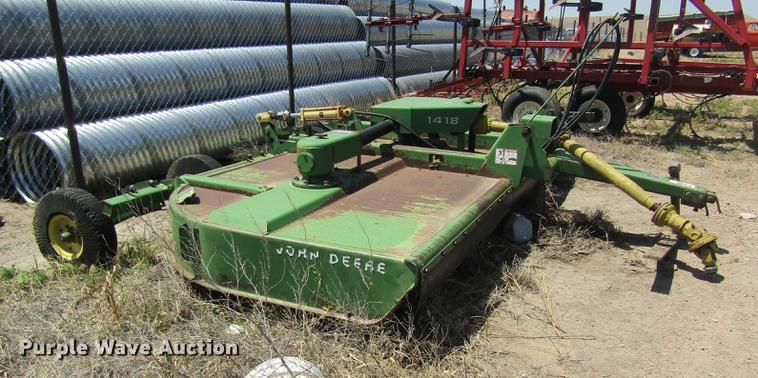image for item DD8844 John Deere 1418 rotary mower