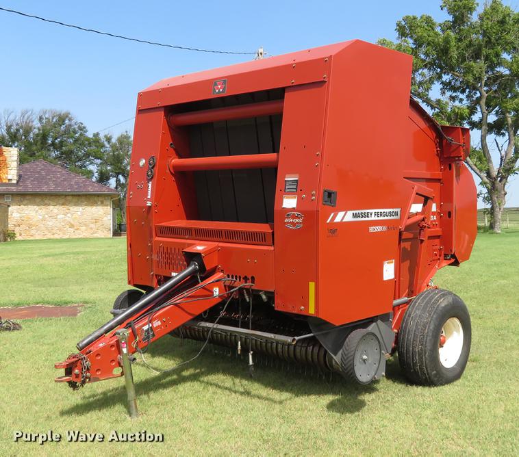 image for item DE6340 2008 Massey Ferguson Hesston 2756A round baler