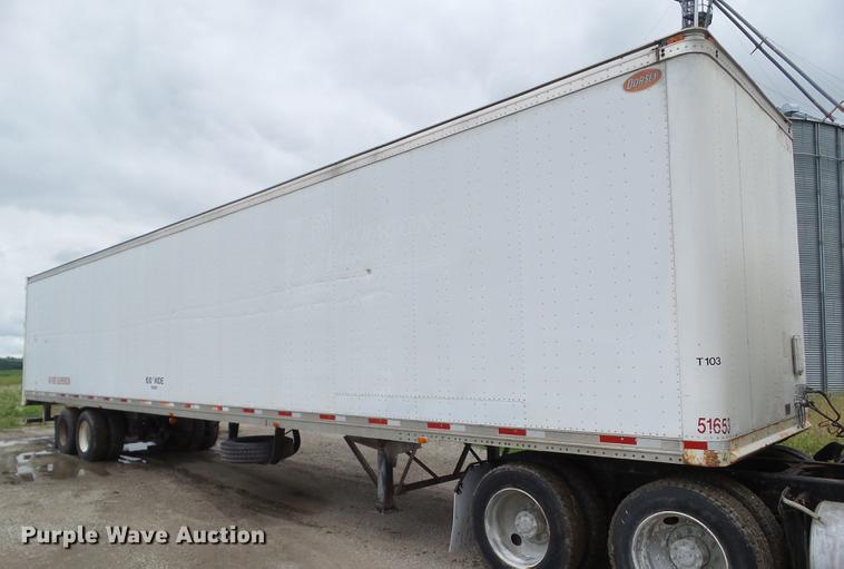image for item DZ9369 1997 Dorsey enclosed tender trailer