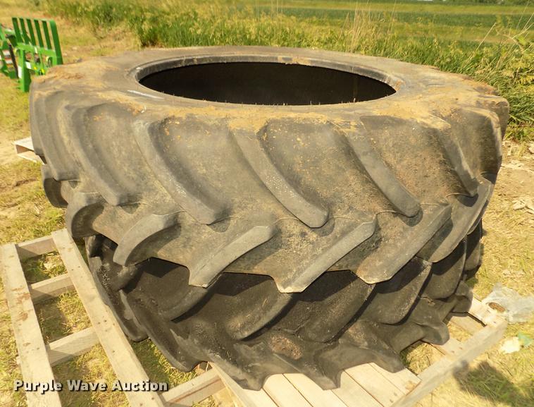 image for item DZ9513 (2) Firestone 460/85R42 tire and wheel