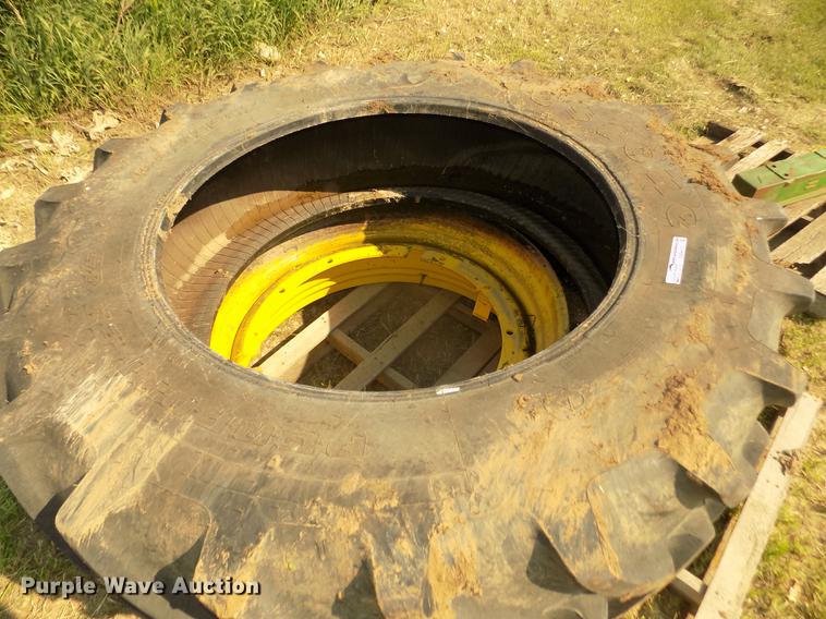 image for item DZ9513 (2) Firestone 460/85R42 tire and wheel