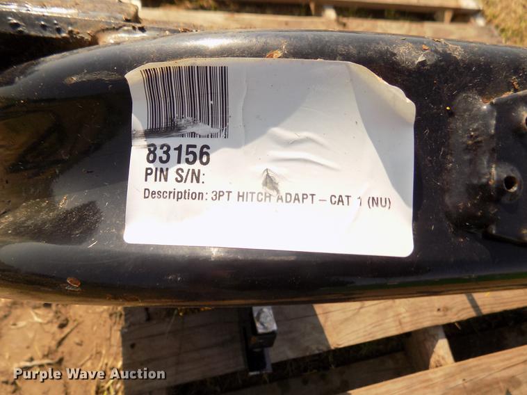 image for item DZ9514 Cat BM18218 three point hitch adapter