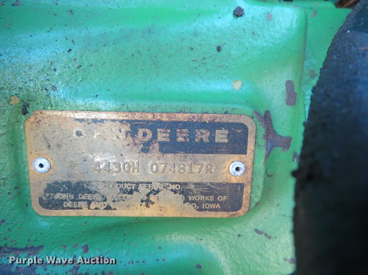 image for item EJ9709 1977 John Deere 4430 tractor