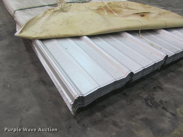 image for item G1205 (75) sheets of metal siding/roofing