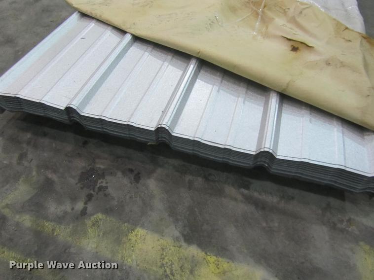 image for item G1205 (75) sheets of metal siding/roofing