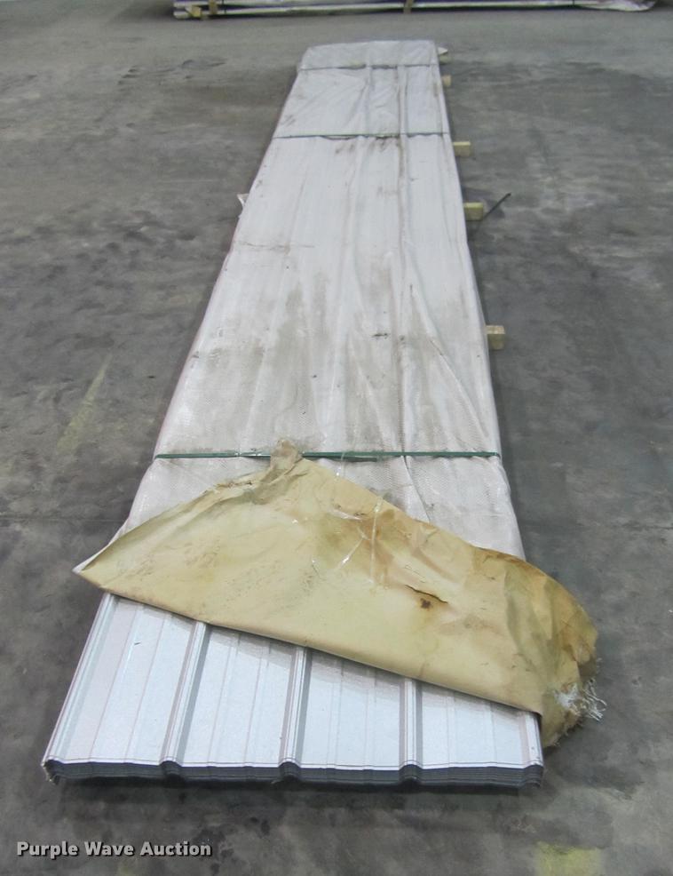 image for item G1205 (75) sheets of metal siding/roofing