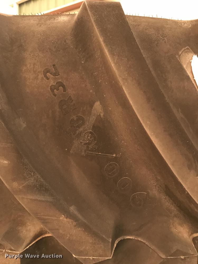 image for item G1220 (2) Goodyear Optitrac DT830 900/60R32 tire and wheel assemblies