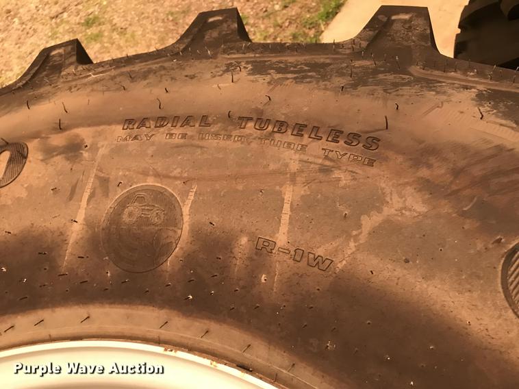 image for item G1220 (2) Goodyear Optitrac DT830 900/60R32 tire and wheel assemblies