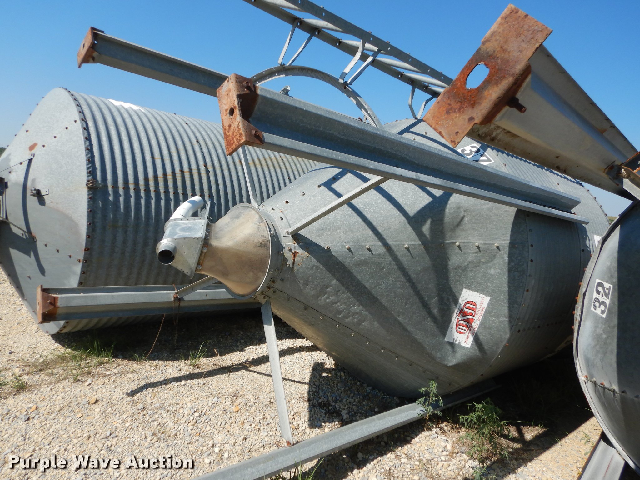 (2) Chore Time feed bins in Junction City, KS Item DE1790 sold