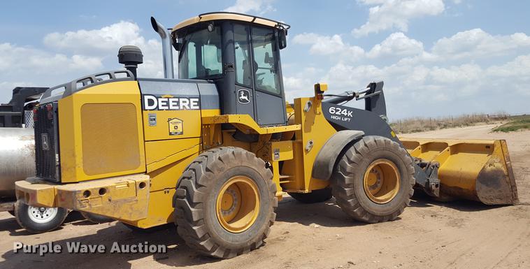 image for item DD1145 2010 John Deere 624K High Lift wheel loader