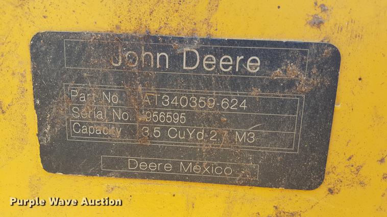 image for item DD1145 2010 John Deere 624K High Lift wheel loader