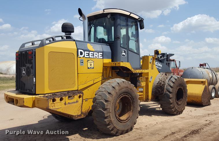 image for item DD1146 2010 John Deere 624K High Lift wheel loader