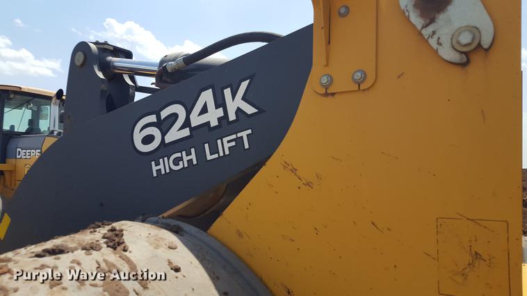 image for item DD1146 2010 John Deere 624K High Lift wheel loader