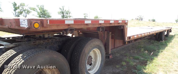 image for item DD1157 1990 Trail King drop deck equipment trailer