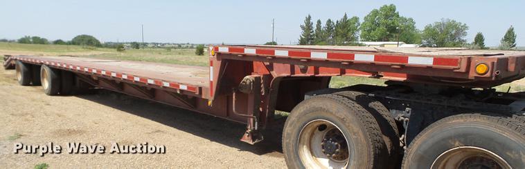 image for item DD1157 1990 Trail King drop deck equipment trailer