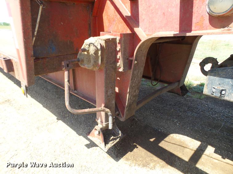 image for item DD1157 1990 Trail King drop deck equipment trailer