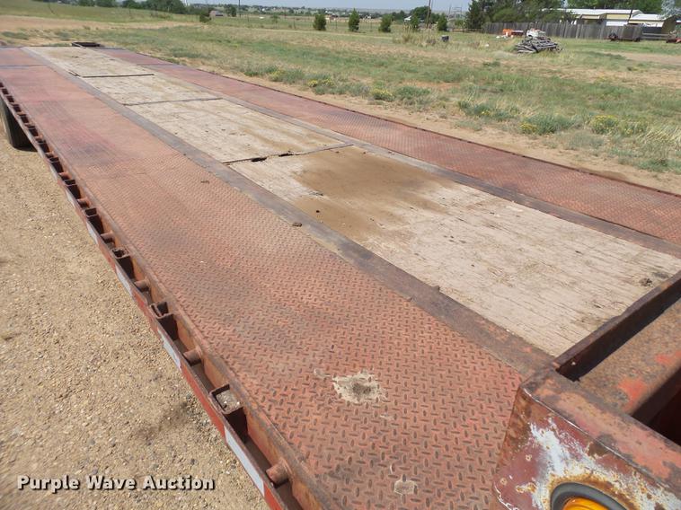 image for item DD1157 1990 Trail King drop deck equipment trailer