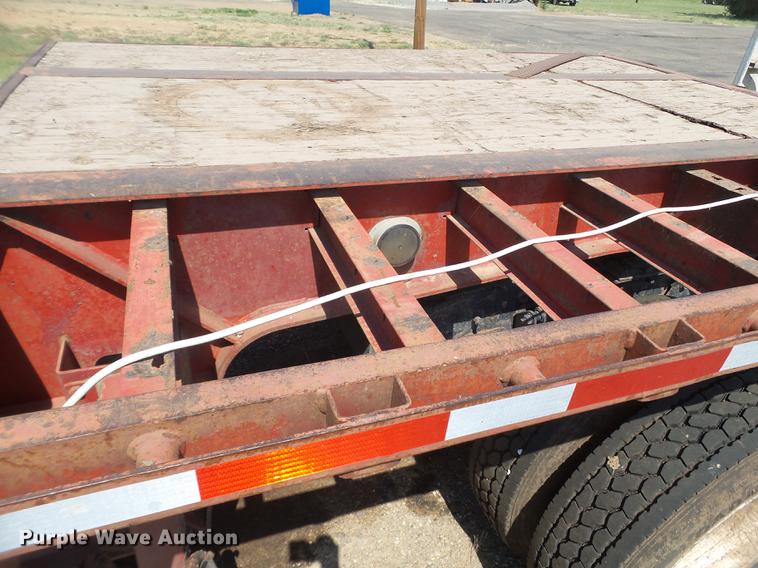 image for item DD1157 1990 Trail King drop deck equipment trailer