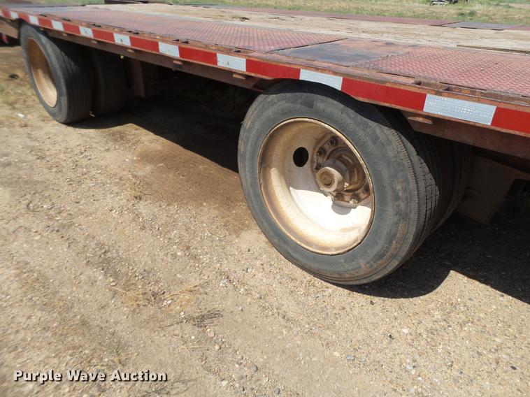 image for item DD1157 1990 Trail King drop deck equipment trailer