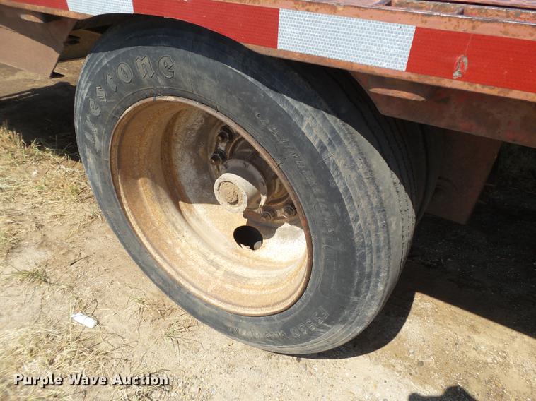 image for item DD1157 1990 Trail King drop deck equipment trailer