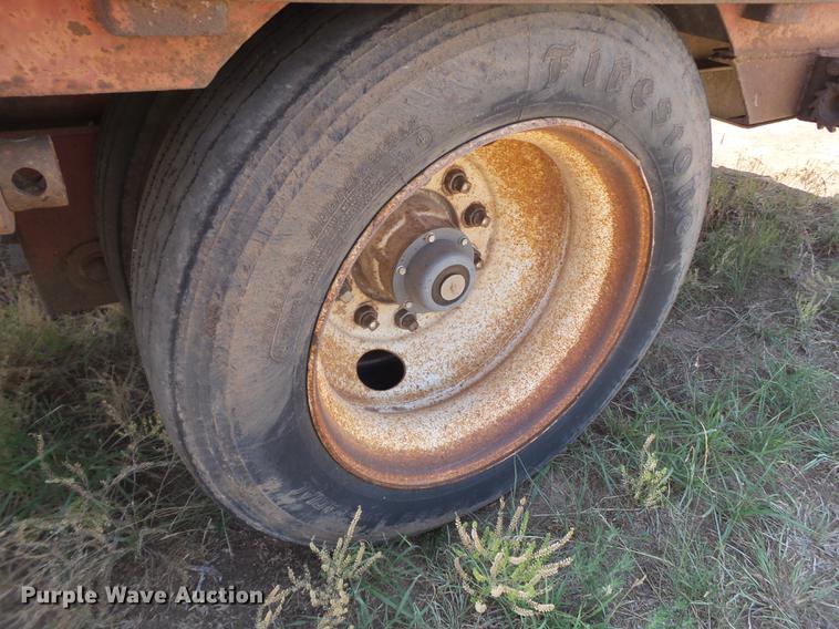 image for item DD1157 1990 Trail King drop deck equipment trailer