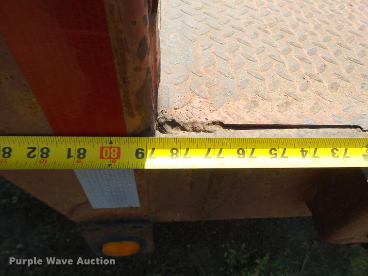 image for item DD1157 1990 Trail King drop deck equipment trailer