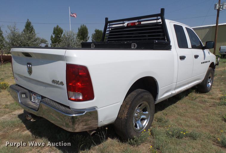 image for item DD1160 2012 Dodge Ram 1500 Quad Cab pickup truck