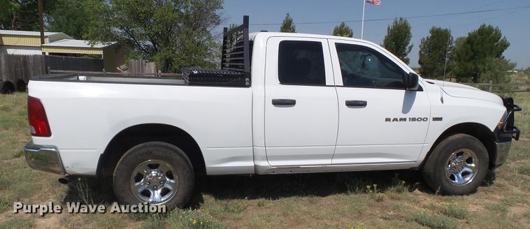 image for item DD1160 2012 Dodge Ram 1500 Quad Cab pickup truck