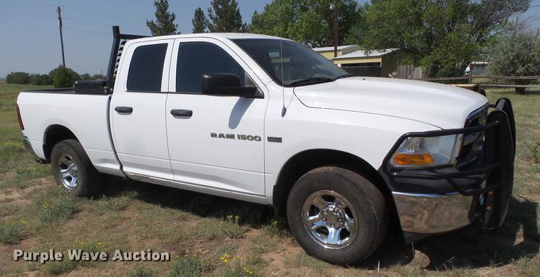 image for item DD1160 2012 Dodge Ram 1500 Quad Cab pickup truck