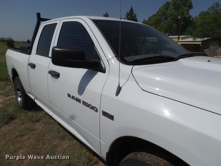 image for item DD1160 2012 Dodge Ram 1500 Quad Cab pickup truck