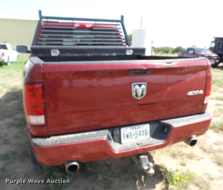 image for item DD1161 2013 Dodge Ram 1500 Quad Cab pickup truck