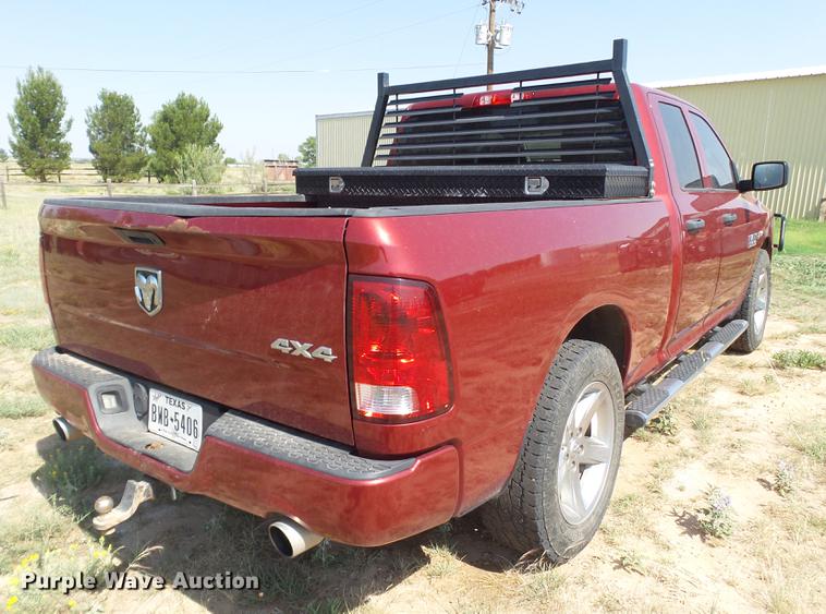 image for item DD1161 2013 Dodge Ram 1500 Quad Cab pickup truck