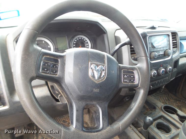 image for item DD1164 2014 Dodge Ram 5500 Crew Cab flatbed truck