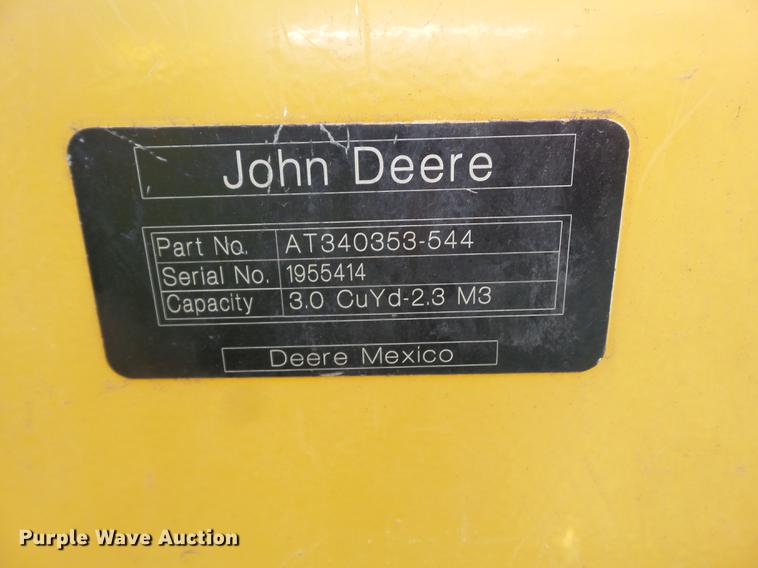 image for item DD1168 2007 John Deere 624J wheel loader