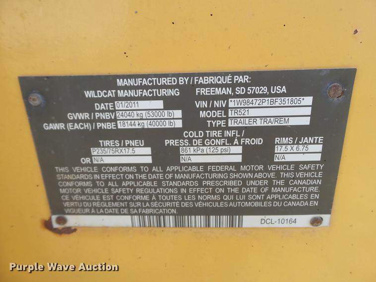 image for item DD1169 2011 Vermeer Wildcat TR521 trommel screen